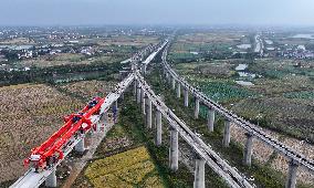 Nanchang-Jiujiang High-speed Railway Construction