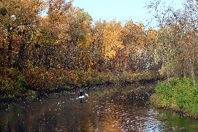 Trukhaniv Island in Kyiv