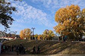 Trukhaniv Island in Kyiv