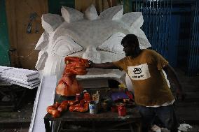 Kali Puja Festival Preparation In Kolkata, India