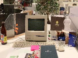 Apple Macintosh Classic II: Iconic Vintage Desktop Computer On A Modern Desk