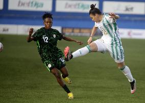 Super Falcons Of Nigeria Beat Fennecs Of Algeria 2-0 In Ikenne, Nigeria