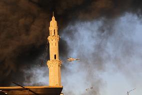 Fire At A Warehouse In Baghdad