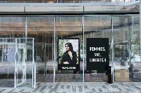 Depardieu Trial - Feminists Demonstrate Outside The Court In Support Of The Victims - Paris