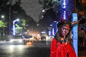 Halloween Celebration In India.