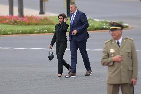 King of Morocco Receives French President Macron - Rabat