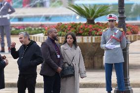 King of Morocco Receives French President Macron - Rabat