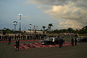 King of Morocco Receives French President Macron - Rabat