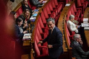 Discussion of the Social Security Financing Bill for 2025 at the National Assembly in Paris FA