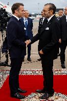 King of Morocco Receives French President Macron - Rabat