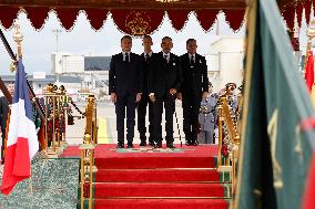 King of Morocco Receives French President Macron - Rabat