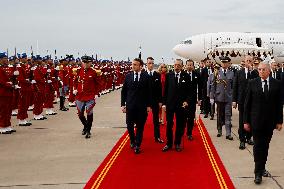 King of Morocco Receives French President Macron - Rabat