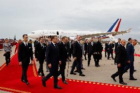 King of Morocco Receives French President Macron - Rabat