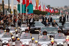 King of Morocco Receives French President Macron - Rabat