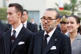 King of Morocco Receives French President Macron - Rabat