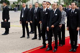 King of Morocco Receives French President Macron - Rabat