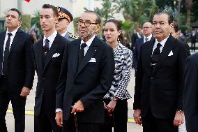 King of Morocco Receives French President Macron - Rabat