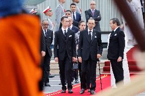 King of Morocco Receives French President Macron - Rabat