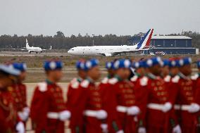 King of Morocco Receives French President Macron - Rabat