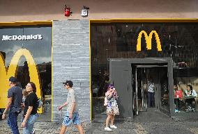 Several McDonalds branches in Barcelona