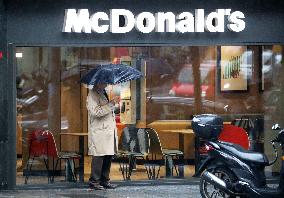 Several McDonalds branches in Barcelona