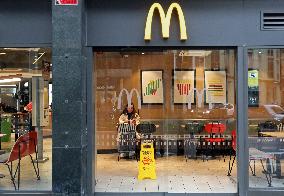 Several McDonalds branches in Barcelona