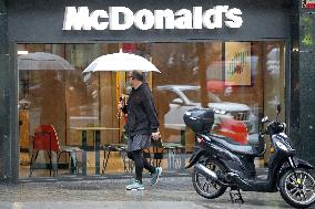 Several McDonalds branches in Barcelona