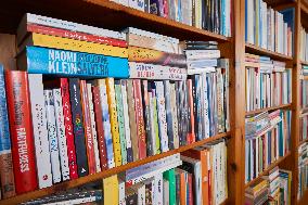 Cozy Home Library With An Abundance Of Books