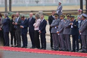 King of Morocco Receives French President Macron - Rabat