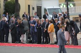 King of Morocco Receives French President Macron - Rabat