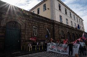 Demonstration In Naples Of Unemployed And Workers Against Ddl 1660.