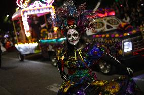 Day Of The Dead Mega Parade Of Catrinas