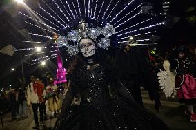 Day Of The Dead Mega Parade Of Catrinas