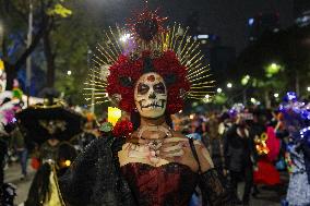 Day Of The Dead Mega Parade Of Catrinas