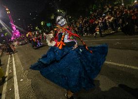 Day Of The Dead Mega Parade Of Catrinas