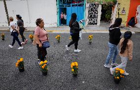 Residents Of Tláhuac Decorate Their Houses On The Eve Of The Day Of The Dead In Mexico City