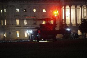 US Capitol Police Conduct Emergency Drills With Military And Police Helicopters On October 28, 2024.