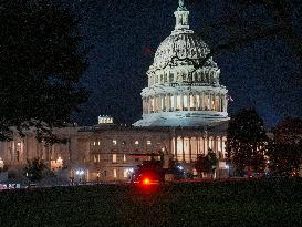 US Capitol Police Conduct Emergency Drills With Military And Police Helicopters On October 28, 2024.