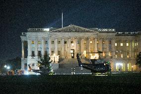 US Capitol Police Conduct Emergency Drills With Military And Police Helicopters On October 28, 2024.