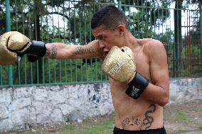 Training Of A Young Boxer