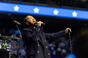 Former President Barack Obama Rallies For Harris-Walz In Philadelphia