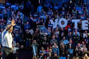 Former President Barack Obama Rallies For Harris-Walz In Philadelphia