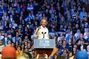 Former President Barack Obama Rallies For Harris-Walz In Philadelphia