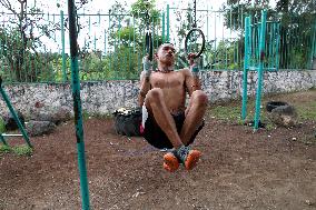 Training Of A Young Boxer