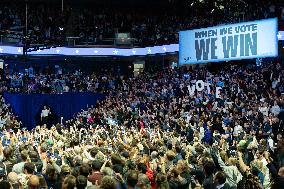 Former President Barack Obama Rallies For Harris-Walz In Philadelphia