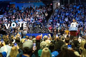 Former President Barack Obama Rallies For Harris-Walz In Philadelphia