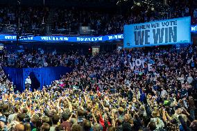 Former President Barack Obama Rallies For Harris-Walz In Philadelphia