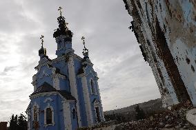 Destroyed Village of Bohorodichne - Ukraine