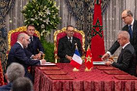 France And Morocco Sign Deals Worth Over 10 Billion Euros - Rabat