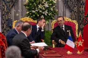 France And Morocco Sign Deals Worth Over 10 Billion Euros - Rabat